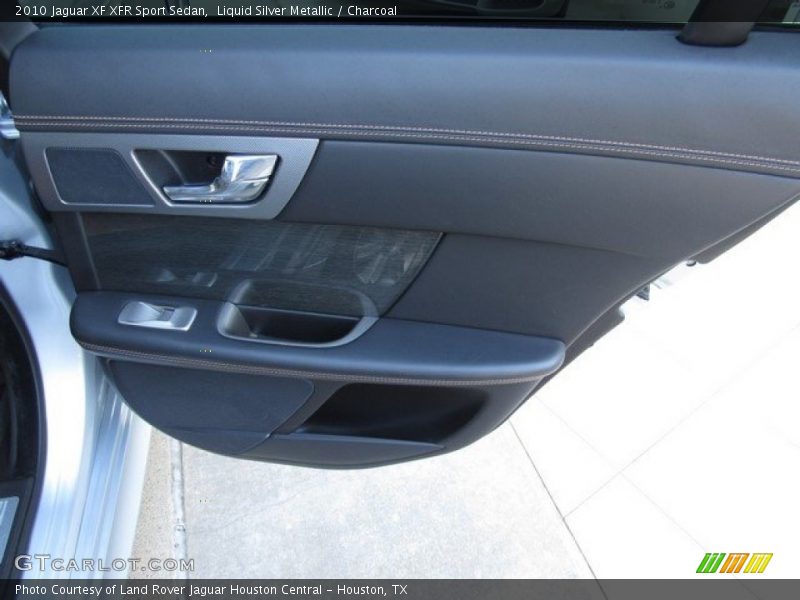 Liquid Silver Metallic / Charcoal 2010 Jaguar XF XFR Sport Sedan