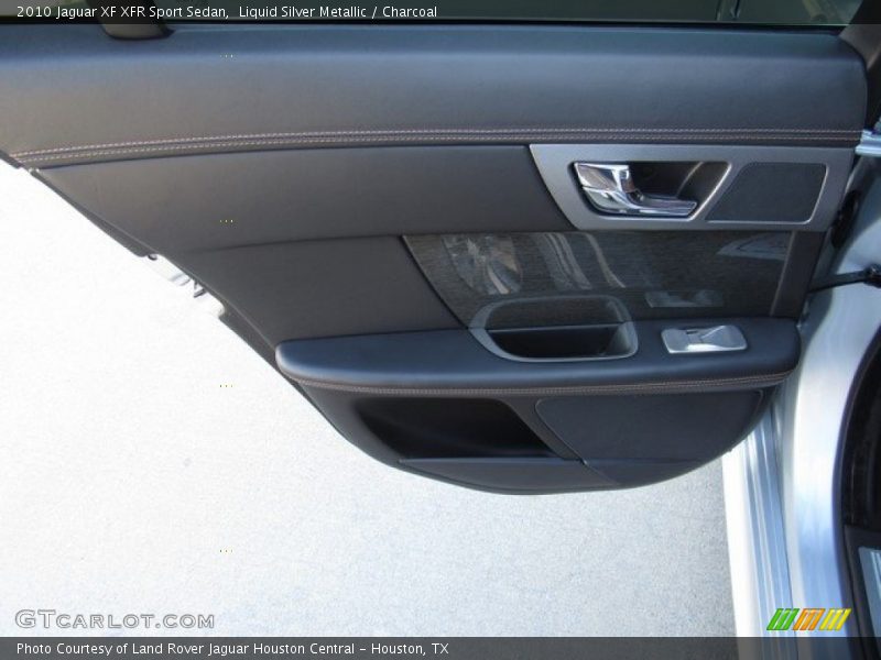 Liquid Silver Metallic / Charcoal 2010 Jaguar XF XFR Sport Sedan