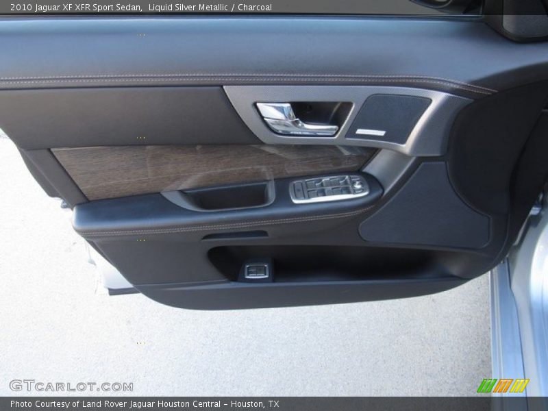 Liquid Silver Metallic / Charcoal 2010 Jaguar XF XFR Sport Sedan