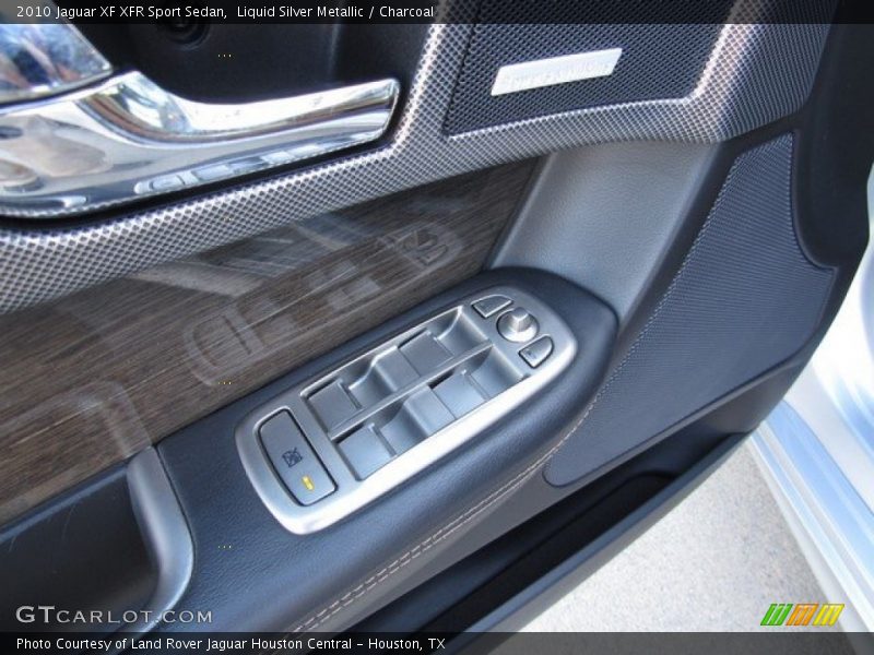 Liquid Silver Metallic / Charcoal 2010 Jaguar XF XFR Sport Sedan
