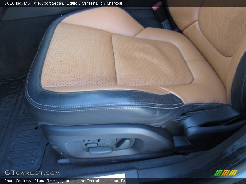 Liquid Silver Metallic / Charcoal 2010 Jaguar XF XFR Sport Sedan