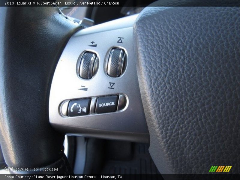 Liquid Silver Metallic / Charcoal 2010 Jaguar XF XFR Sport Sedan