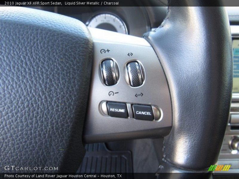 Liquid Silver Metallic / Charcoal 2010 Jaguar XF XFR Sport Sedan