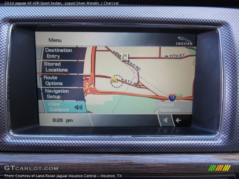 Liquid Silver Metallic / Charcoal 2010 Jaguar XF XFR Sport Sedan