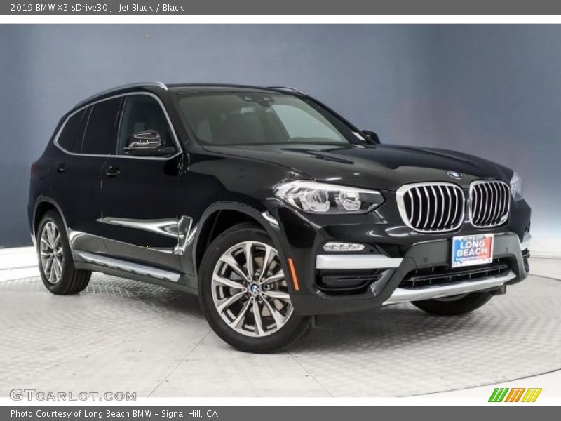 Jet Black / Black 2019 BMW X3 sDrive30i