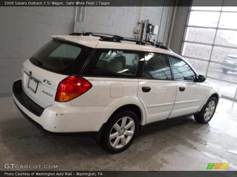 Satin White Pearl / Taupe 2006 Subaru Outback 2.5i Wagon