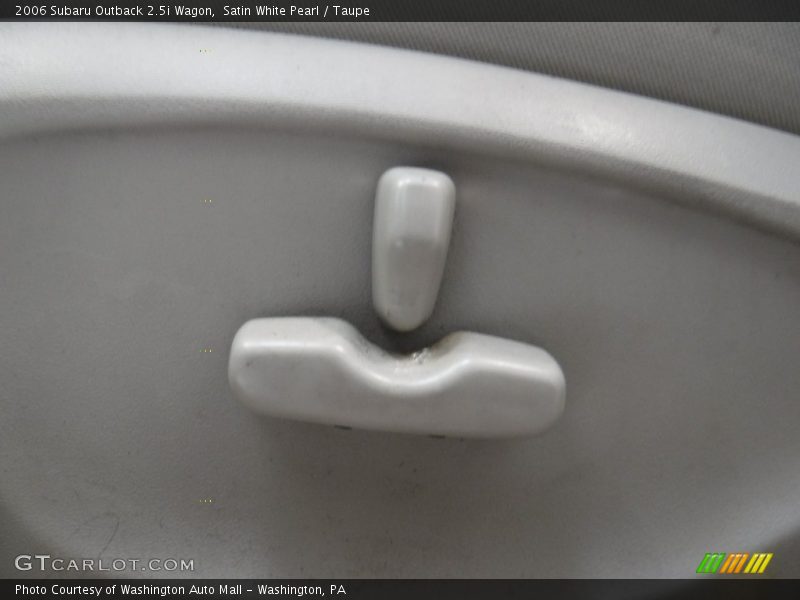 Satin White Pearl / Taupe 2006 Subaru Outback 2.5i Wagon