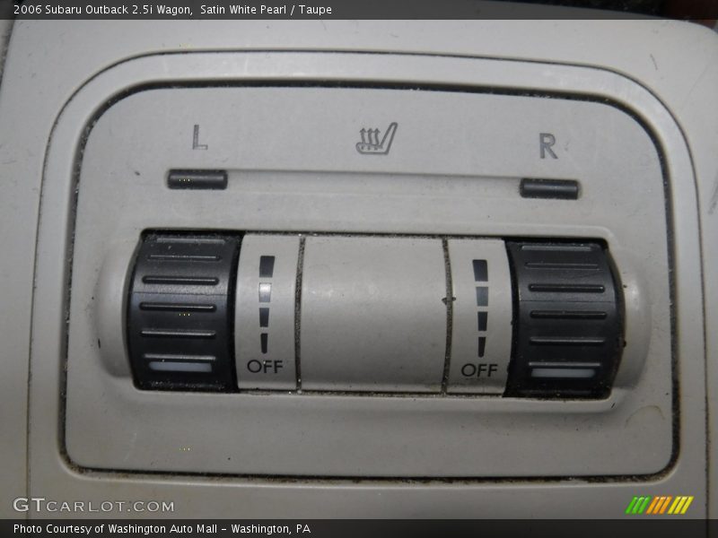 Satin White Pearl / Taupe 2006 Subaru Outback 2.5i Wagon