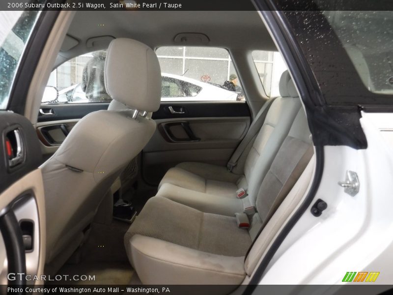 Satin White Pearl / Taupe 2006 Subaru Outback 2.5i Wagon