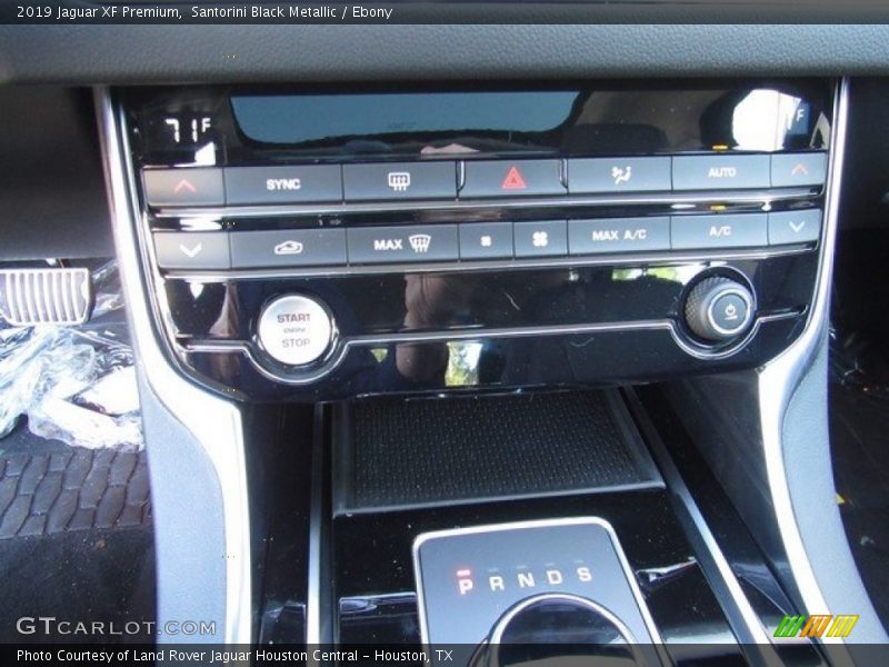 Controls of 2019 XF Premium