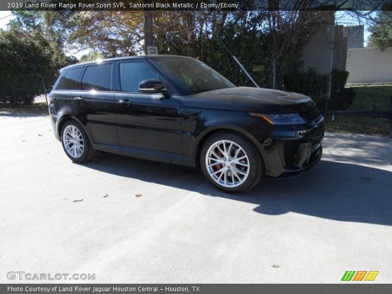 Santorini Black Metallic / Ebony/Ebony 2019 Land Rover Range Rover Sport SVR
