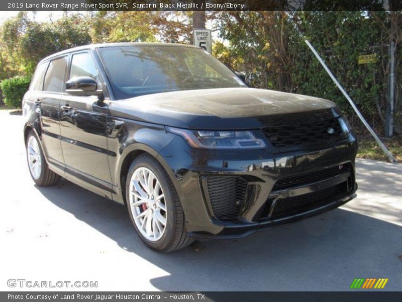 Santorini Black Metallic / Ebony/Ebony 2019 Land Rover Range Rover Sport SVR