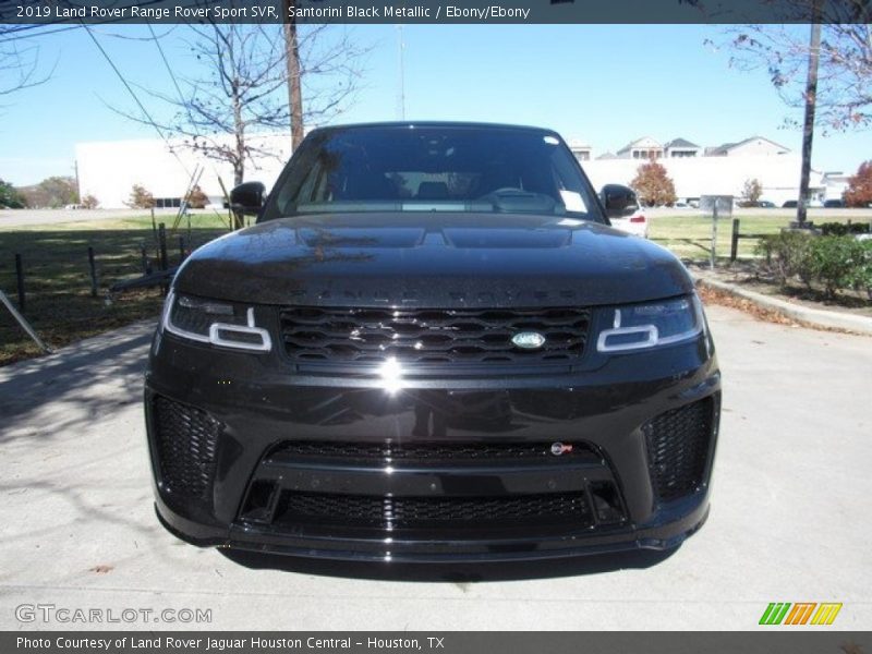 Santorini Black Metallic / Ebony/Ebony 2019 Land Rover Range Rover Sport SVR