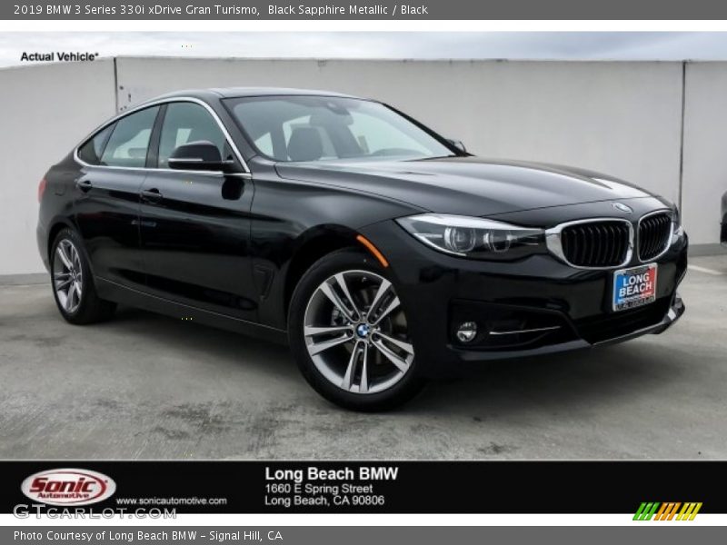 Black Sapphire Metallic / Black 2019 BMW 3 Series 330i xDrive Gran Turismo