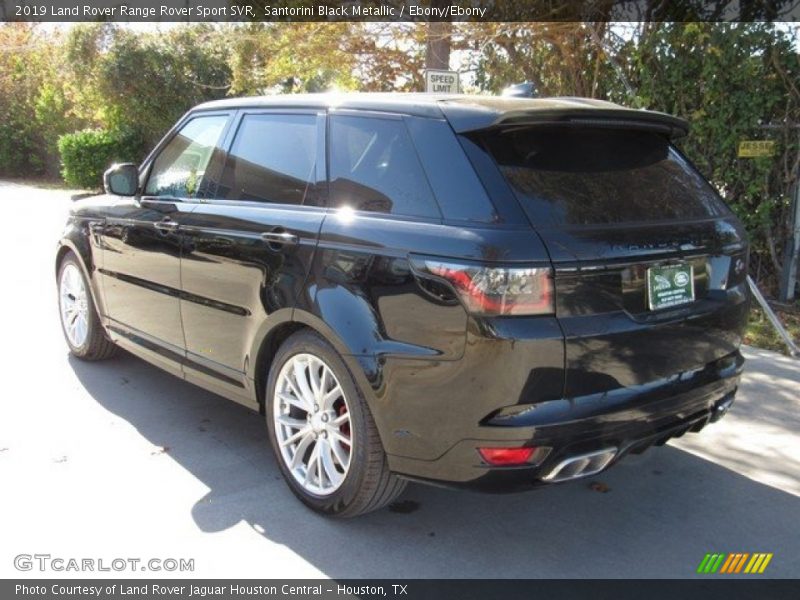 Santorini Black Metallic / Ebony/Ebony 2019 Land Rover Range Rover Sport SVR