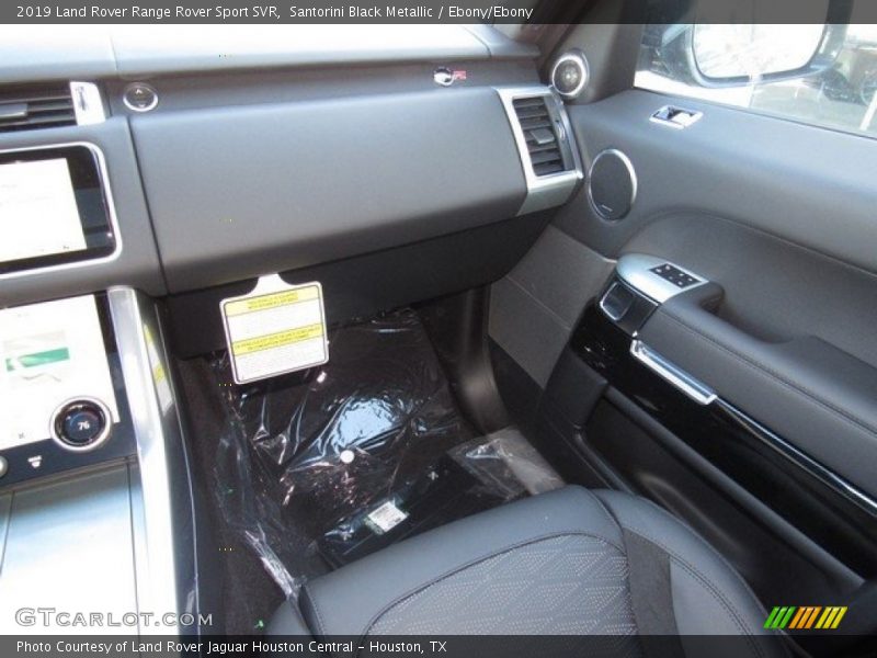 Dashboard of 2019 Range Rover Sport SVR