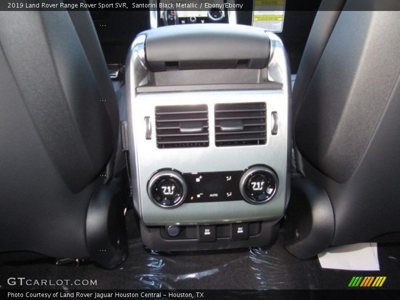 Controls of 2019 Range Rover Sport SVR