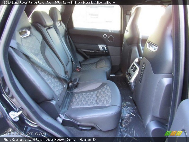 Rear Seat of 2019 Range Rover Sport SVR