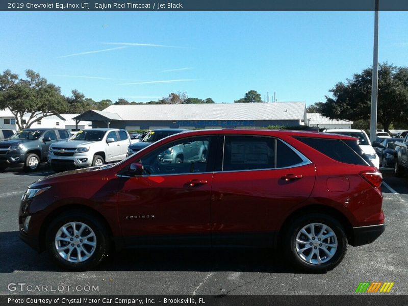 Cajun Red Tintcoat / Jet Black 2019 Chevrolet Equinox LT