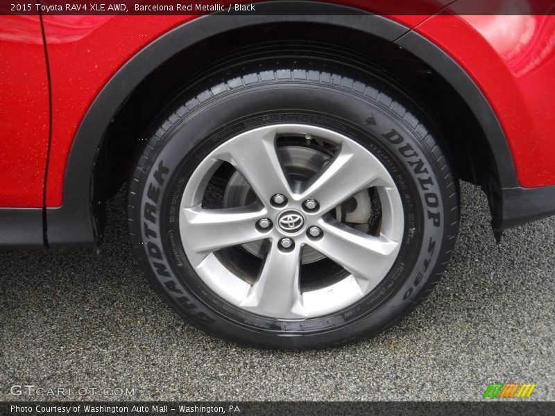 Barcelona Red Metallic / Black 2015 Toyota RAV4 XLE AWD