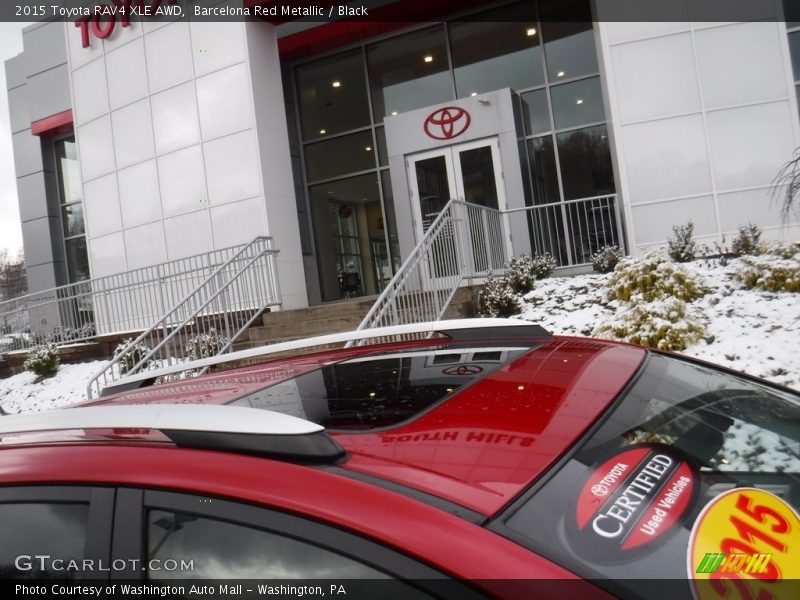 Barcelona Red Metallic / Black 2015 Toyota RAV4 XLE AWD