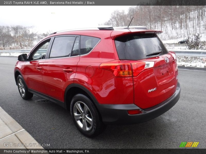 Barcelona Red Metallic / Black 2015 Toyota RAV4 XLE AWD