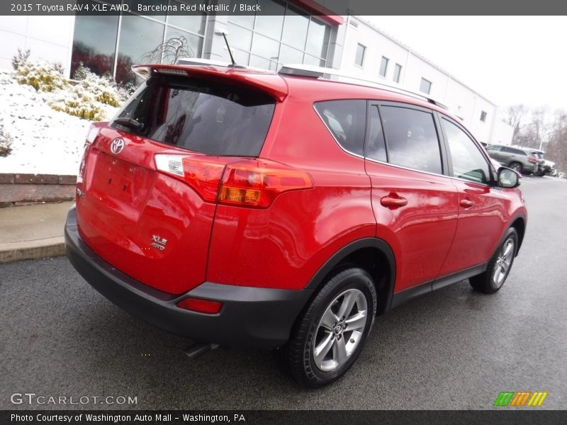 Barcelona Red Metallic / Black 2015 Toyota RAV4 XLE AWD