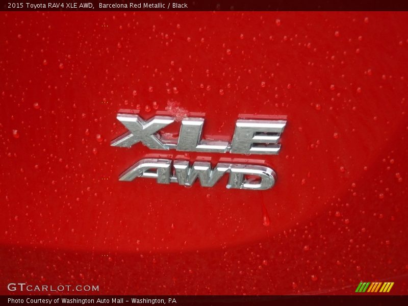 Barcelona Red Metallic / Black 2015 Toyota RAV4 XLE AWD