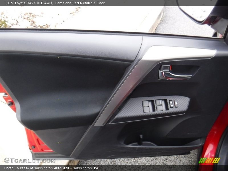 Barcelona Red Metallic / Black 2015 Toyota RAV4 XLE AWD