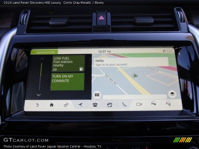 Navigation of 2019 Discovery HSE Luxury