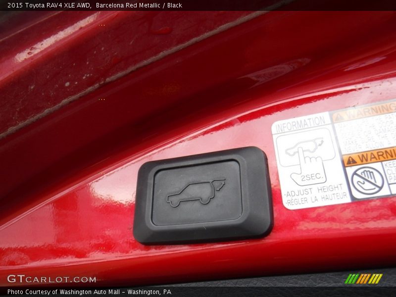 Barcelona Red Metallic / Black 2015 Toyota RAV4 XLE AWD