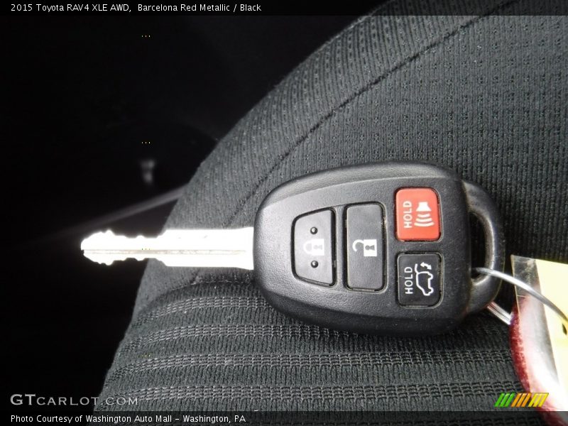 Barcelona Red Metallic / Black 2015 Toyota RAV4 XLE AWD