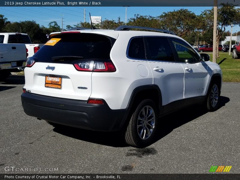 Bright White / Black 2019 Jeep Cherokee Latitude Plus