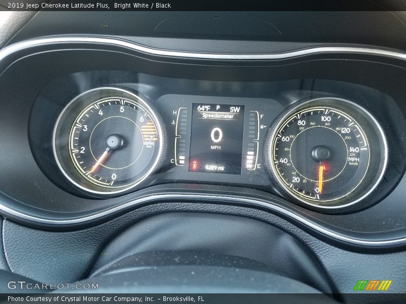 Bright White / Black 2019 Jeep Cherokee Latitude Plus
