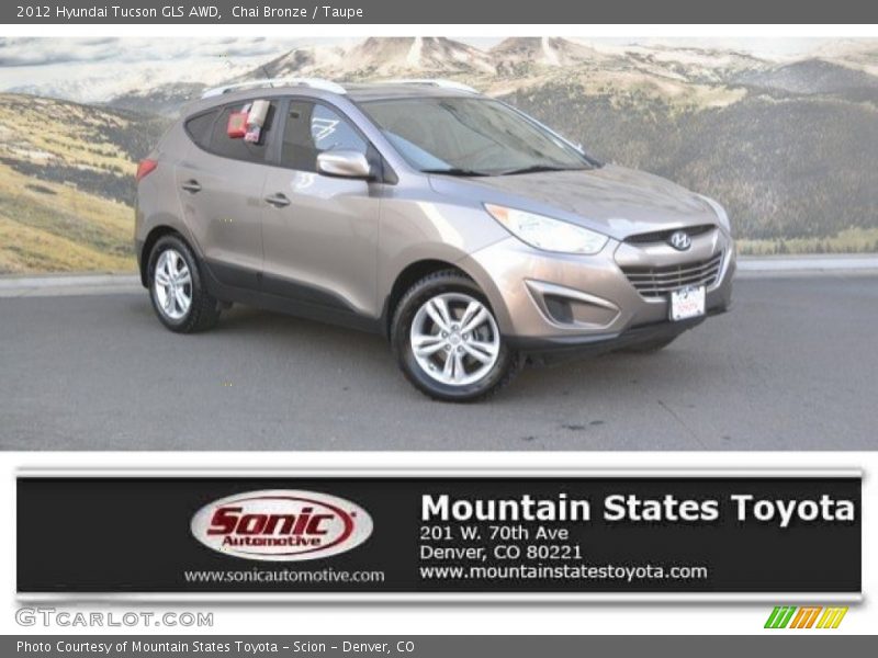 Chai Bronze / Taupe 2012 Hyundai Tucson GLS AWD
