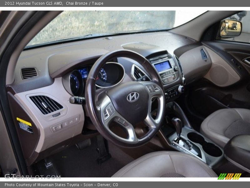 Chai Bronze / Taupe 2012 Hyundai Tucson GLS AWD