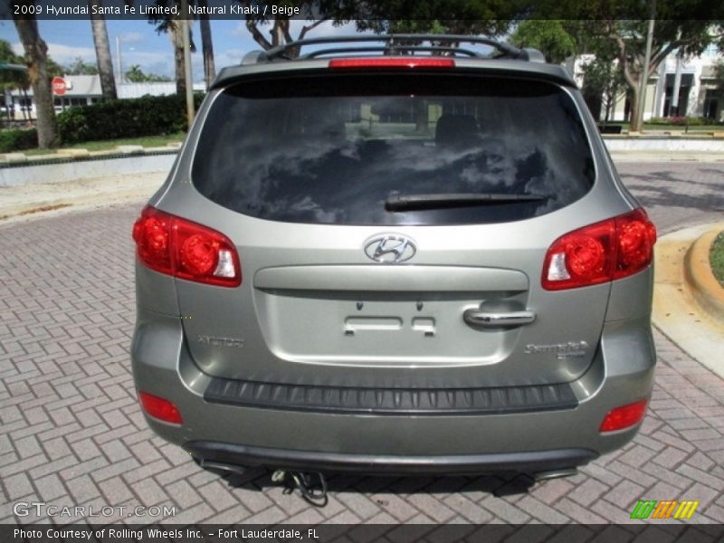 Natural Khaki / Beige 2009 Hyundai Santa Fe Limited