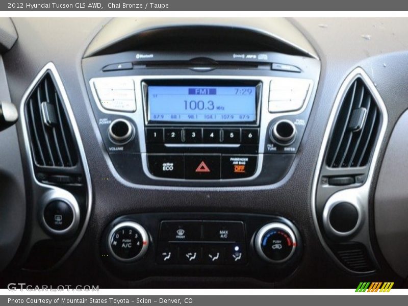 Chai Bronze / Taupe 2012 Hyundai Tucson GLS AWD
