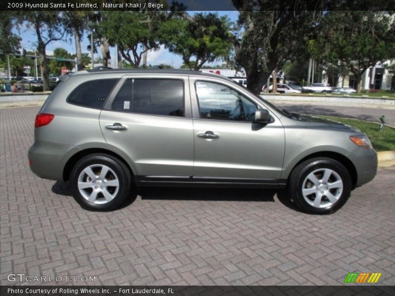 Natural Khaki / Beige 2009 Hyundai Santa Fe Limited