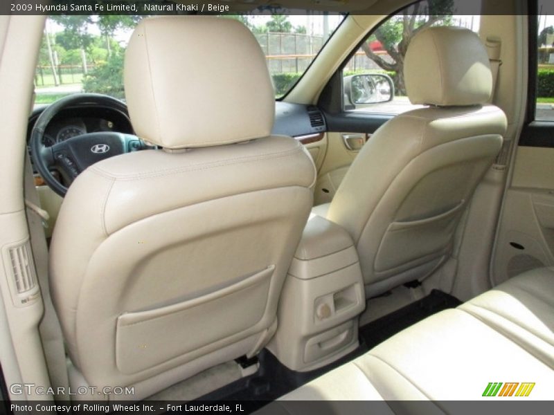 Natural Khaki / Beige 2009 Hyundai Santa Fe Limited