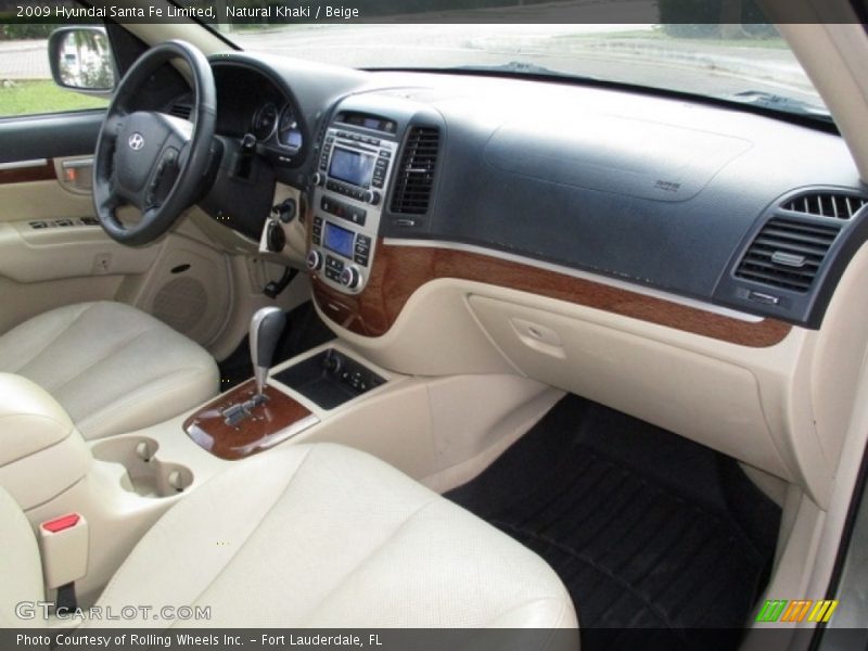 Natural Khaki / Beige 2009 Hyundai Santa Fe Limited