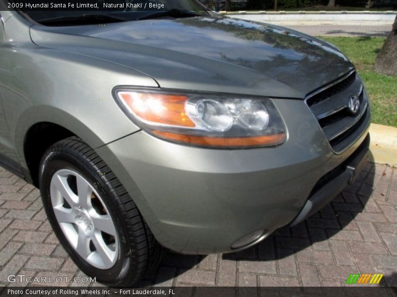 Natural Khaki / Beige 2009 Hyundai Santa Fe Limited