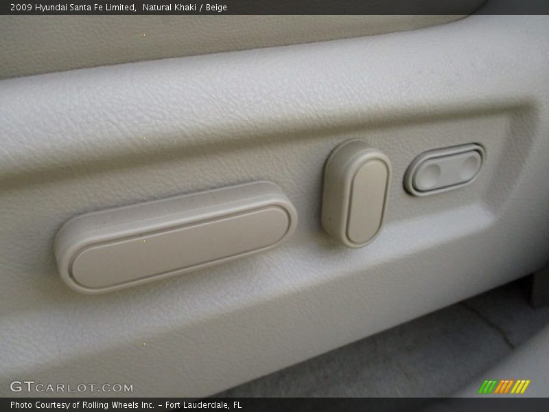 Natural Khaki / Beige 2009 Hyundai Santa Fe Limited