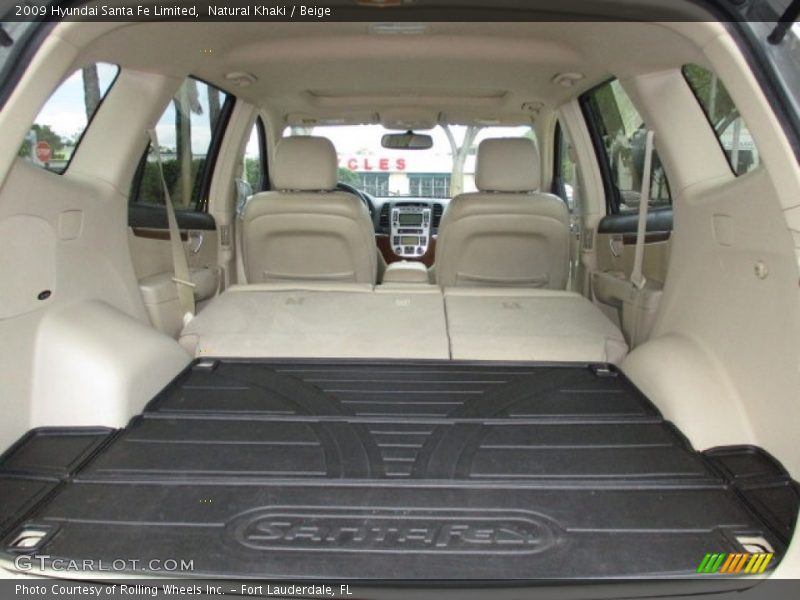 Natural Khaki / Beige 2009 Hyundai Santa Fe Limited