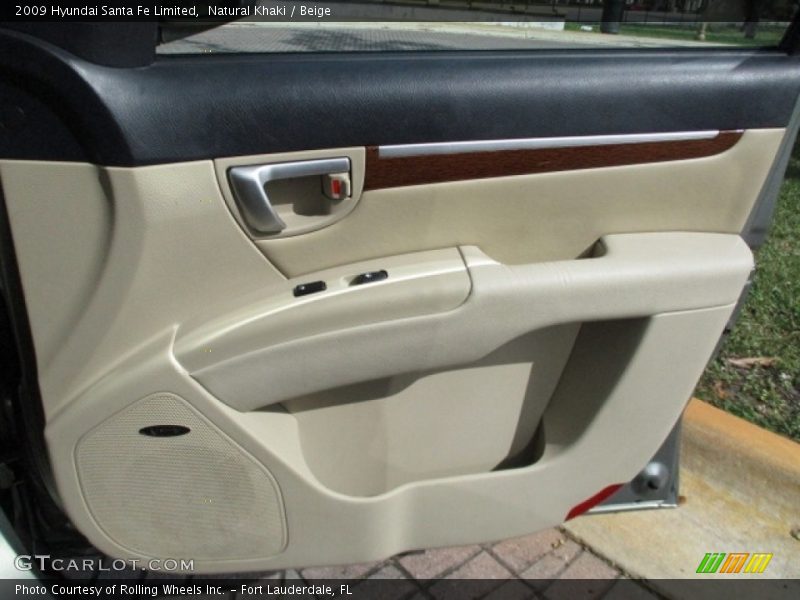 Natural Khaki / Beige 2009 Hyundai Santa Fe Limited