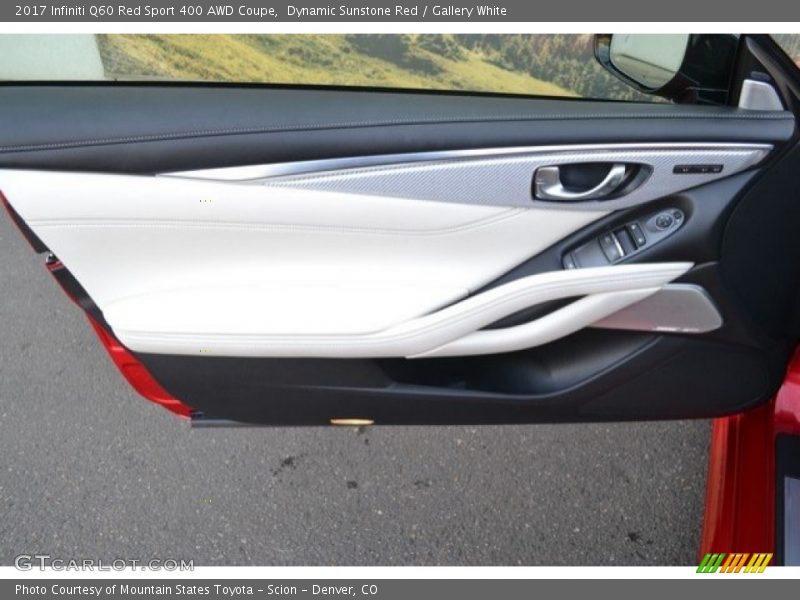 Door Panel of 2017 Q60 Red Sport 400 AWD Coupe