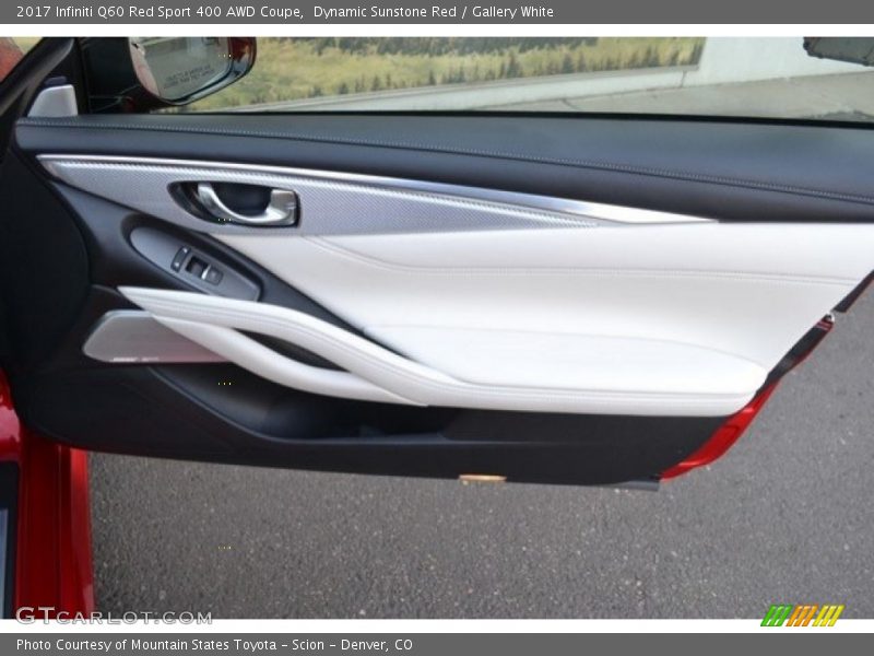 Door Panel of 2017 Q60 Red Sport 400 AWD Coupe