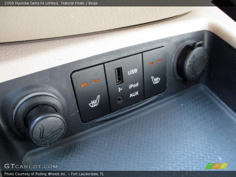 Natural Khaki / Beige 2009 Hyundai Santa Fe Limited