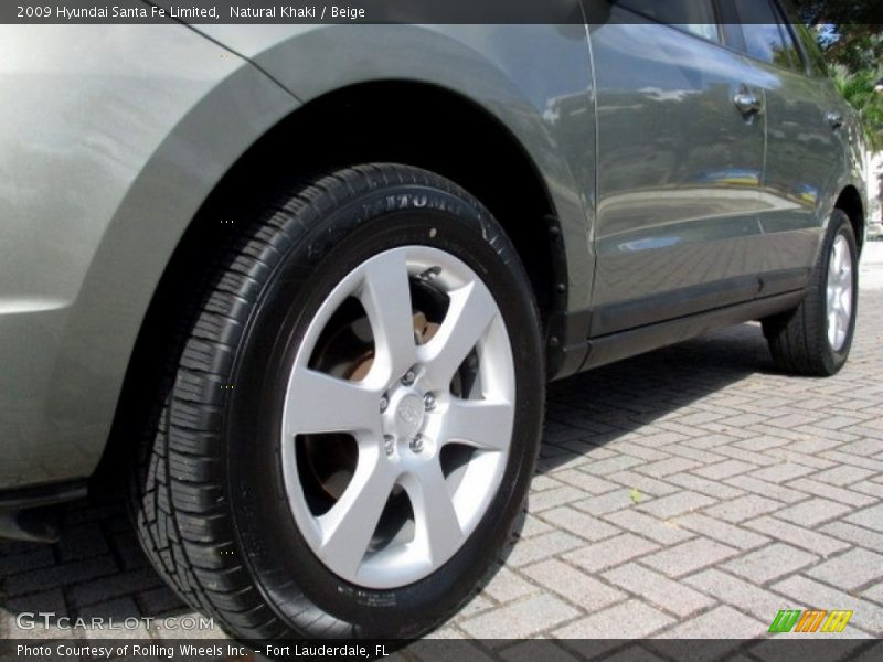 Natural Khaki / Beige 2009 Hyundai Santa Fe Limited