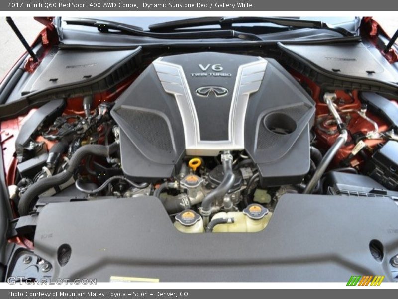  2017 Q60 Red Sport 400 AWD Coupe Engine - 3.0 Liter Twin-Turbocharged DOHC 24-Valve CVTCS V6